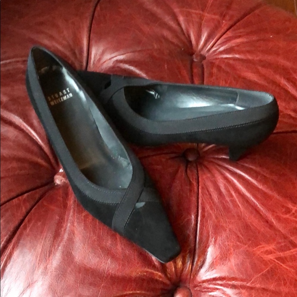 Stuart Weitzman black suede New W/O tags